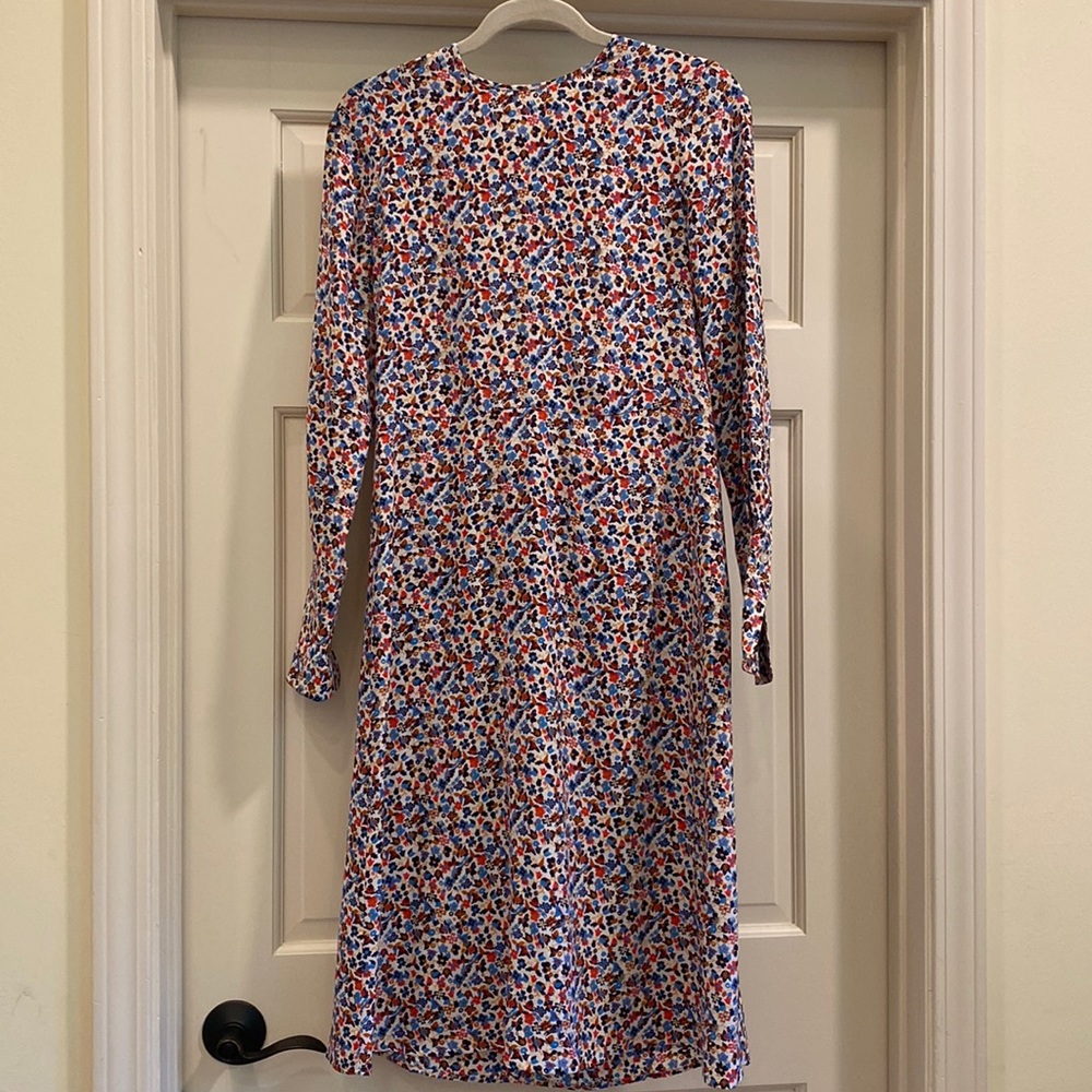 Tory burch floral midi dress